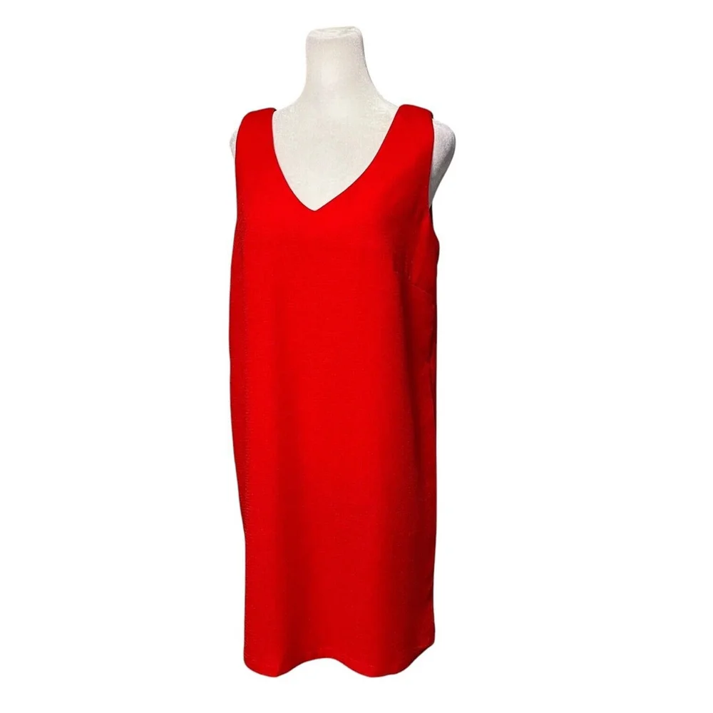 Molly Bracken Red Back Cross Sparkle Dress Size Small NWT